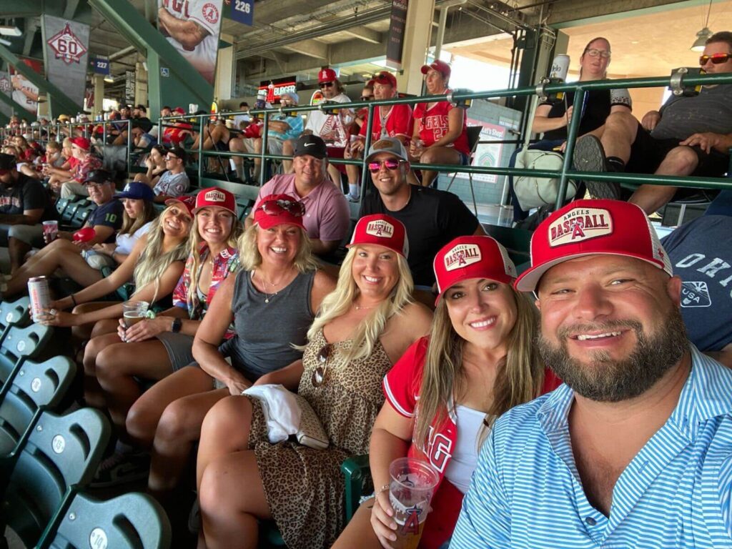 Erin's Presence at Brandon's MLB Debut